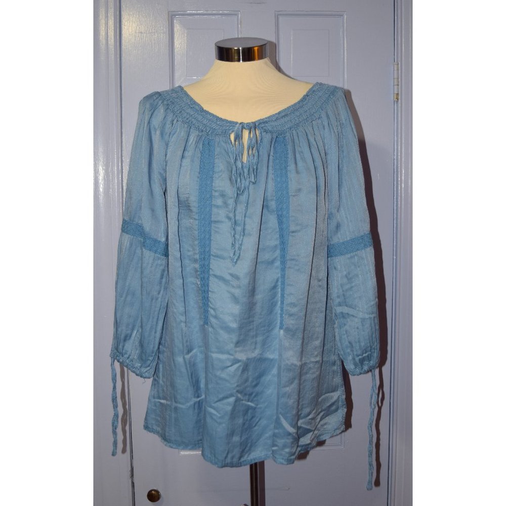 Made in Italy boutique Peasant blouse size small